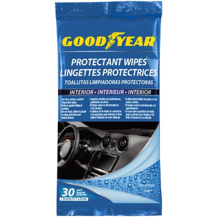 GOODYEAR INTERIOR PROTECTANT WIPES  30PK GY3254